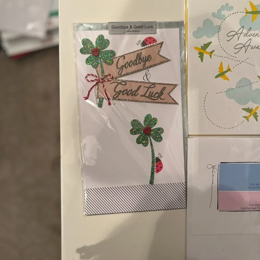 Greeting Card Lot - Good Luck, Bon Voyage, Congratulations, Engagement (new)‎